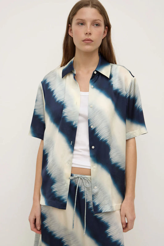 Marabella Silk SS Shirt - Marabella Print