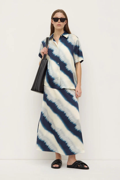 Marabella Silk SS Shirt - Marabella Print