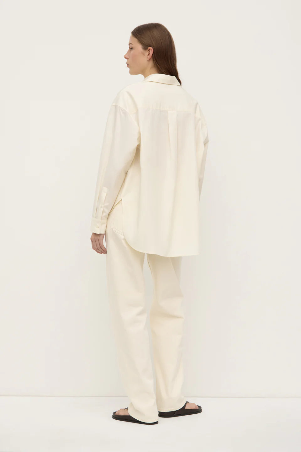 Marigold Poplin LS Shirt - Butter