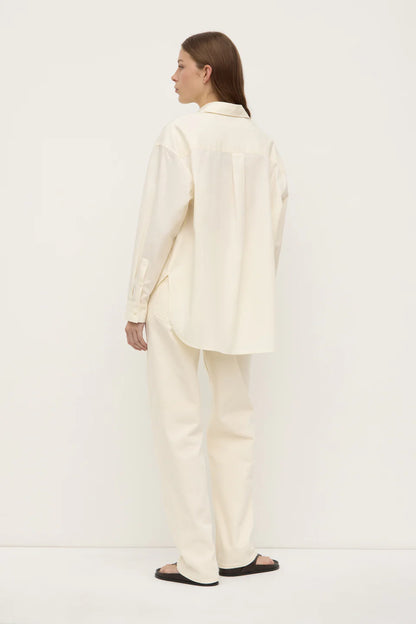 Marigold Poplin LS Shirt - Butter
