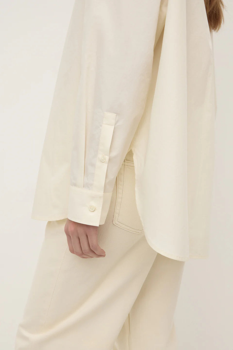 Marigold Poplin LS Shirt - Butter