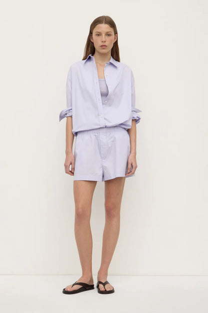 Marigold Poplin LS Shirt - Lilac