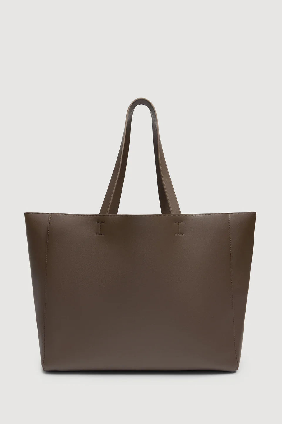 Marina Leather Tote - Walnut