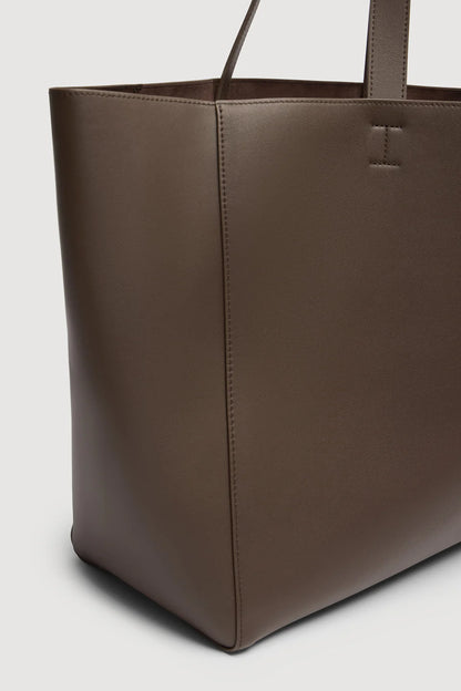 Marina Leather Tote - Walnut