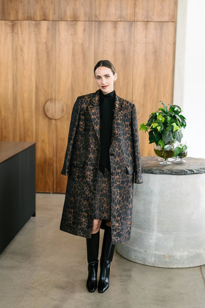 Bellhop Coat - Leopard