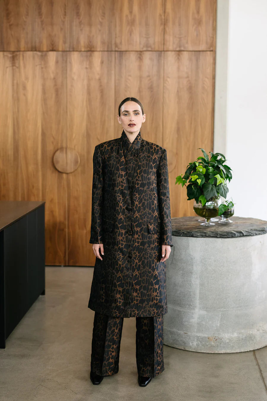 Bellhop Coat - Leopard