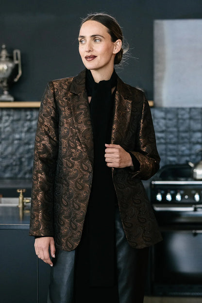 Zazzle Jacket - Bronze Paisley