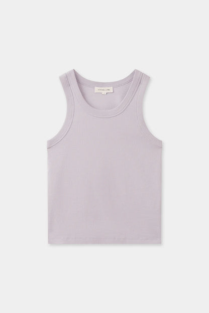 Miana Organic Rib Tank - Jacaranda