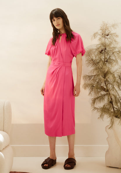 Waverley Midi Dress -  Pink