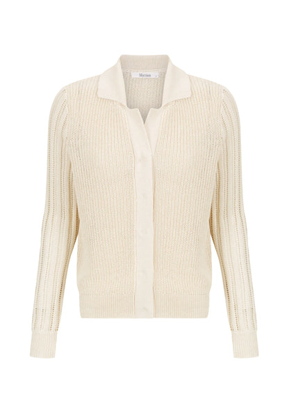 Byron Knit Cardigan - Milk