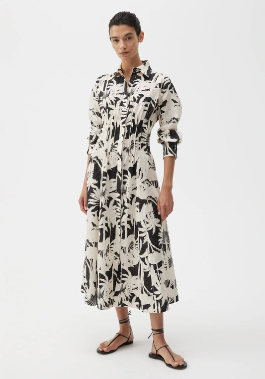 Savasi Linen Dress - Print