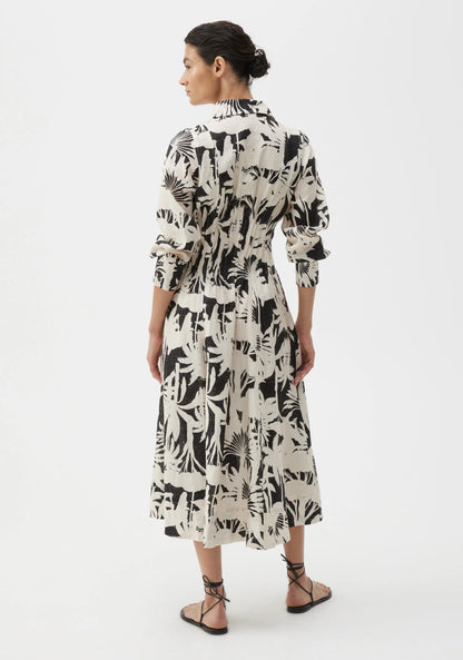 Savasi Linen Dress - Print