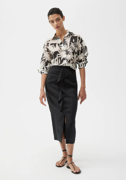 Savasi Linen Shirt - Print