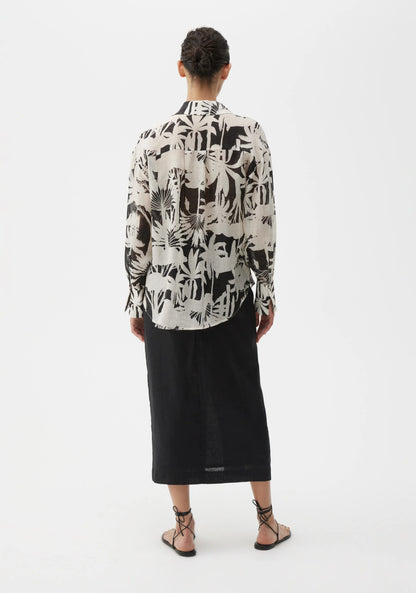 Savasi Linen Shirt - Print