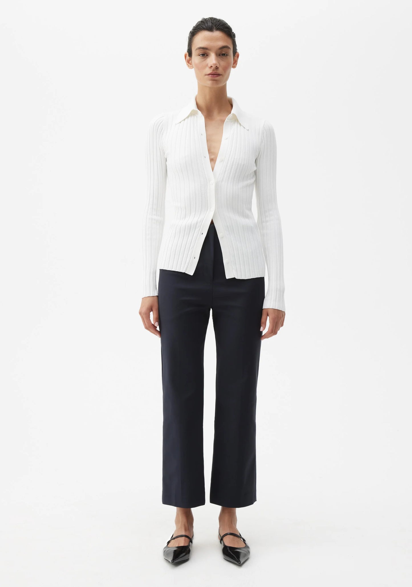 Vaucluse Crop Trouser - Navy