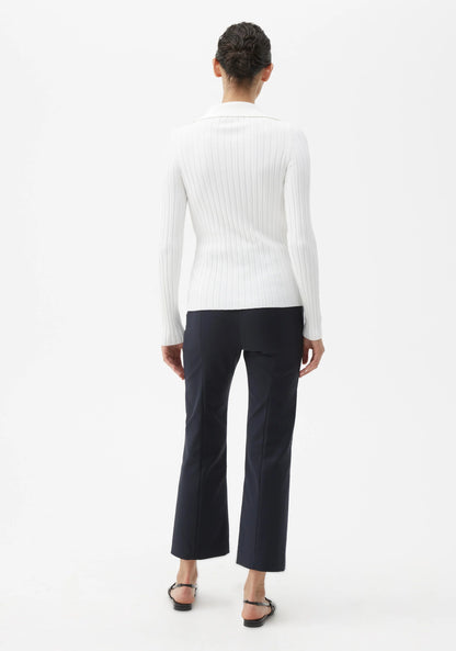 Vaucluse Crop Trouser - Navy