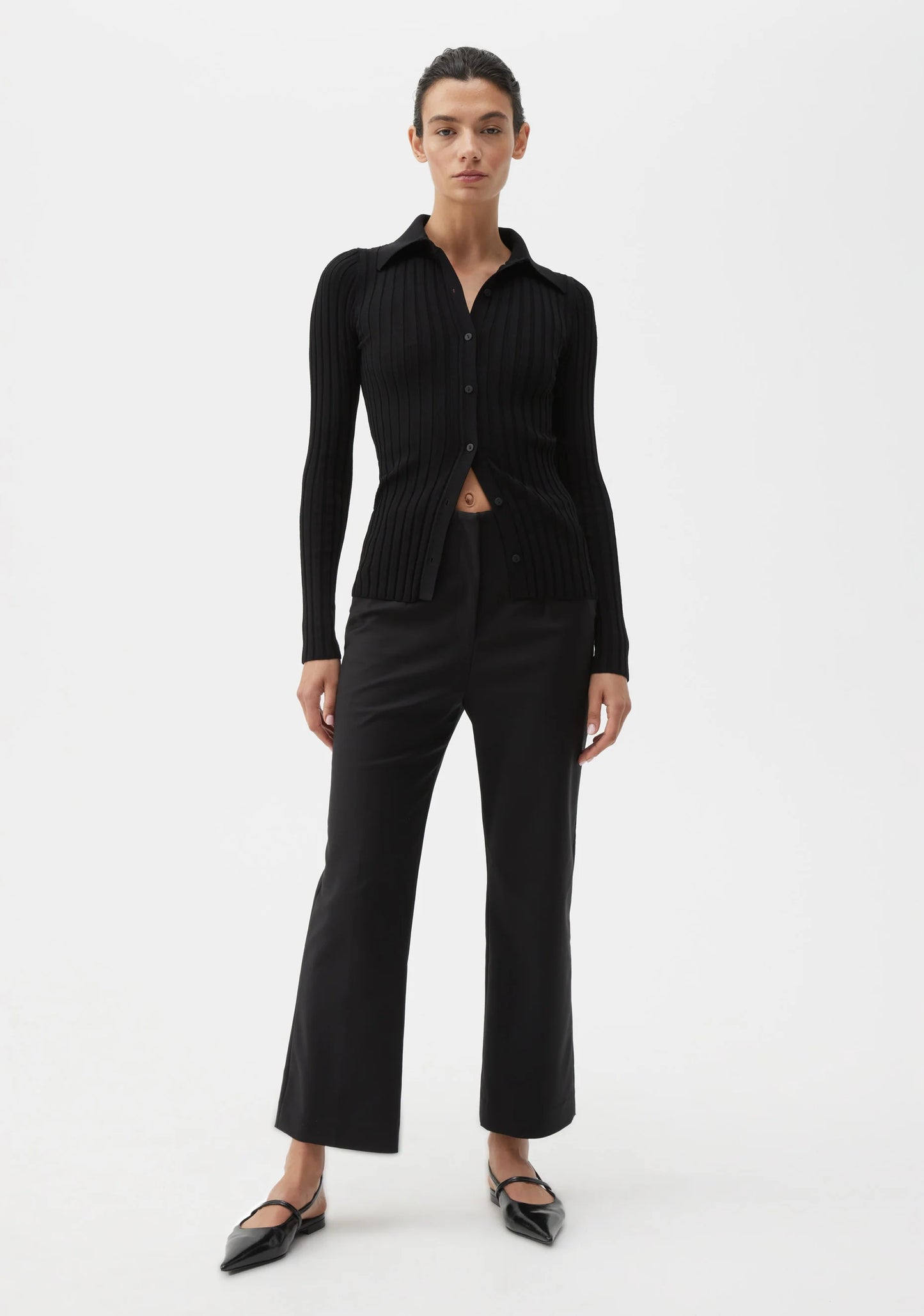 Vaucluse Crop Trouser - Black