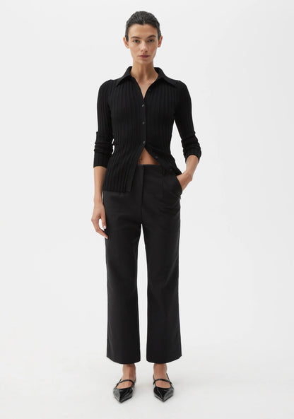 Vaucluse Crop Trouser - Black