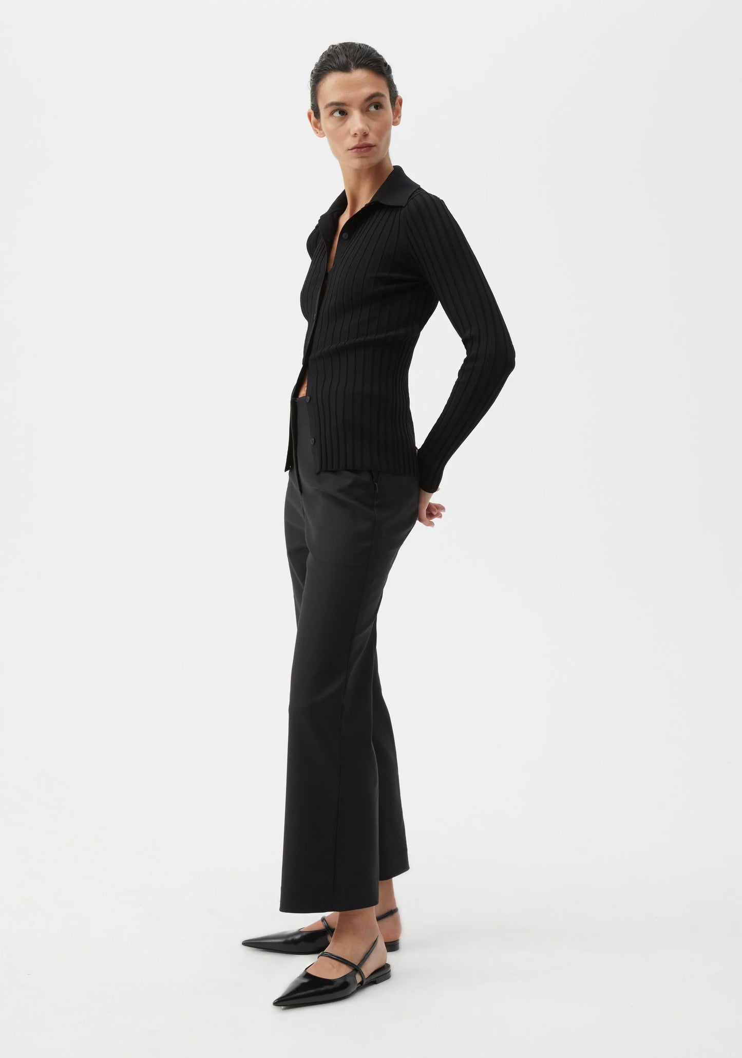 Vaucluse Crop Trouser - Black