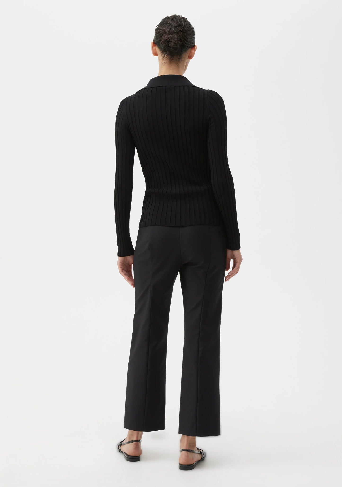 Vaucluse Crop Trouser - Black