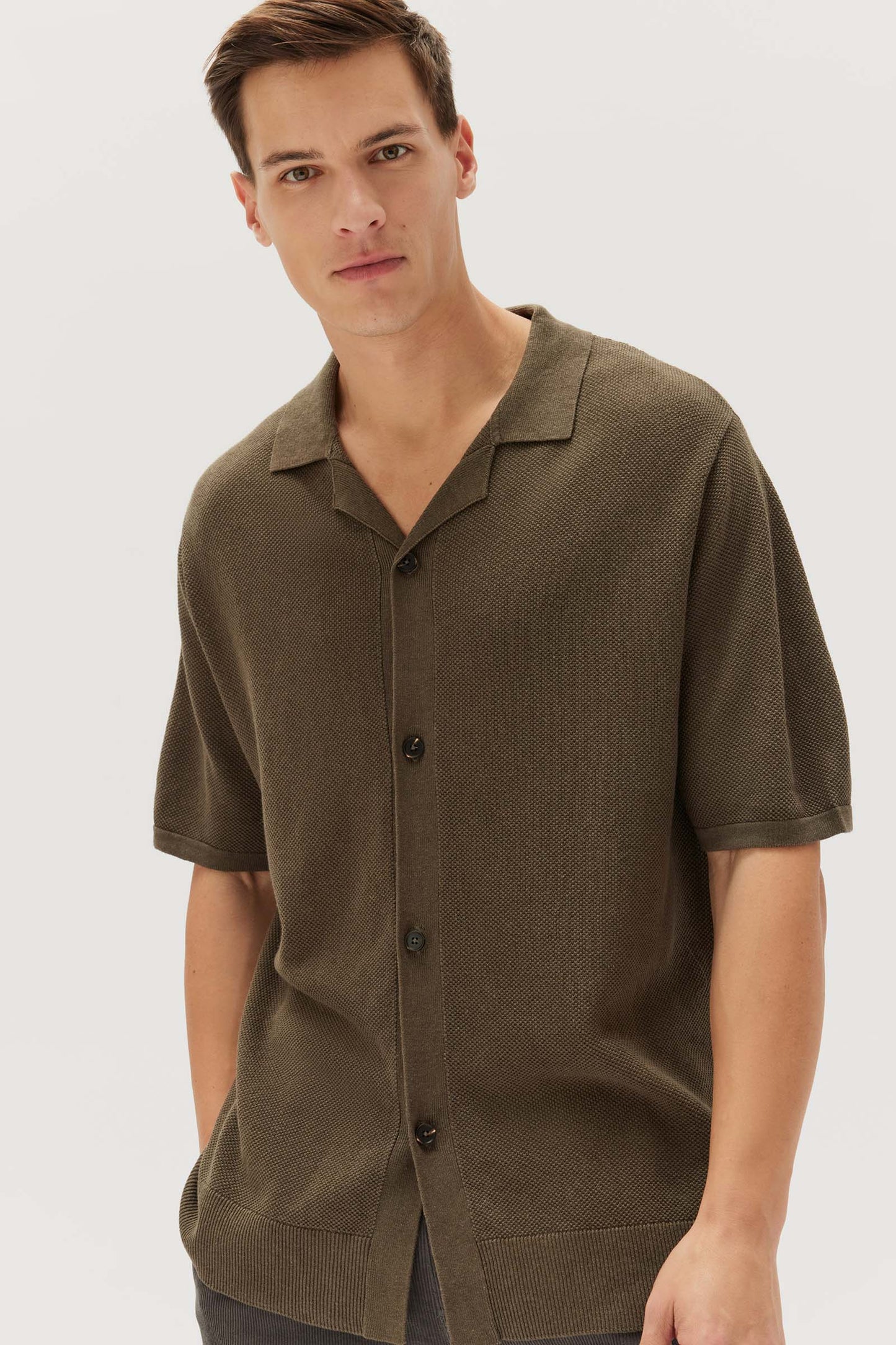 Murray Knit Shirt - Military