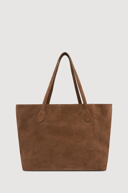 Olivia Suede Tote Bag - Amaro