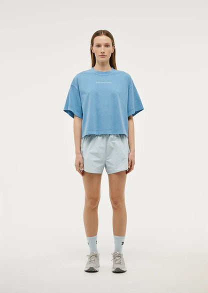 Nomad Boxy Tee - Ethereal Blue