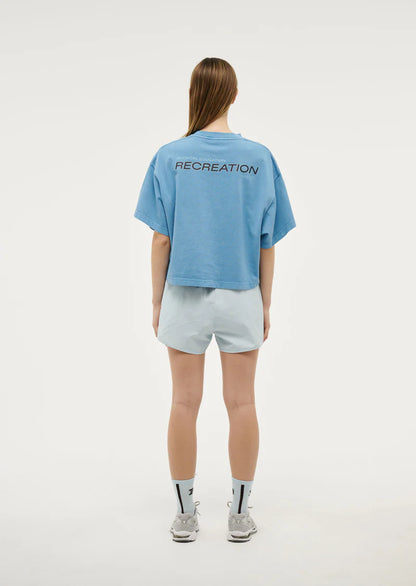 Nomad Boxy Tee - Ethereal Blue