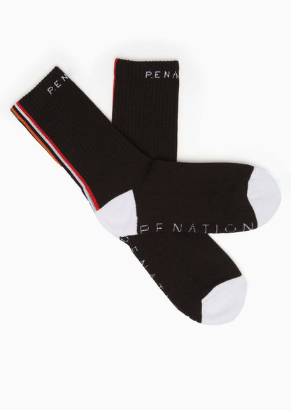 Vertical Jump Sox Pack - Mid Crew - Black/White