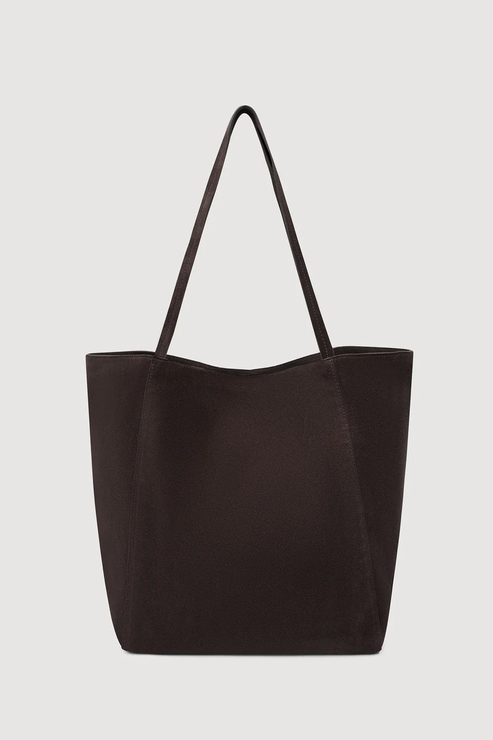 Paige Suede Tote Bag - Ganache
