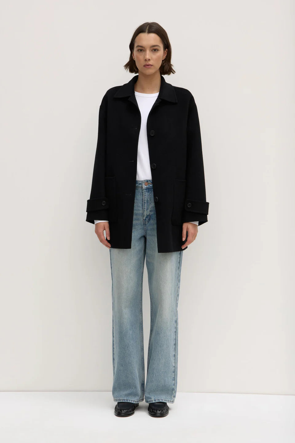 Pierra Wool Coat - Black