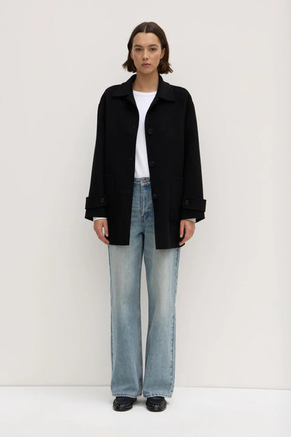 Pierra Wool Coat - Black