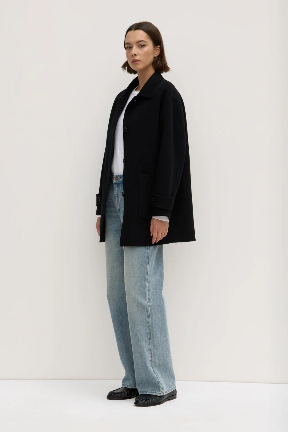 Pierra Wool Coat - Black