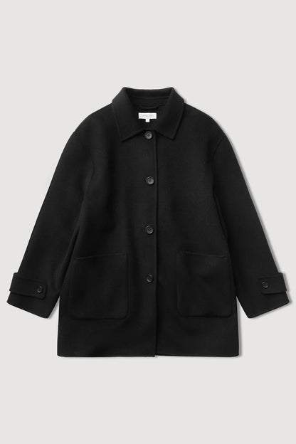 Pierra Wool Coat - Black