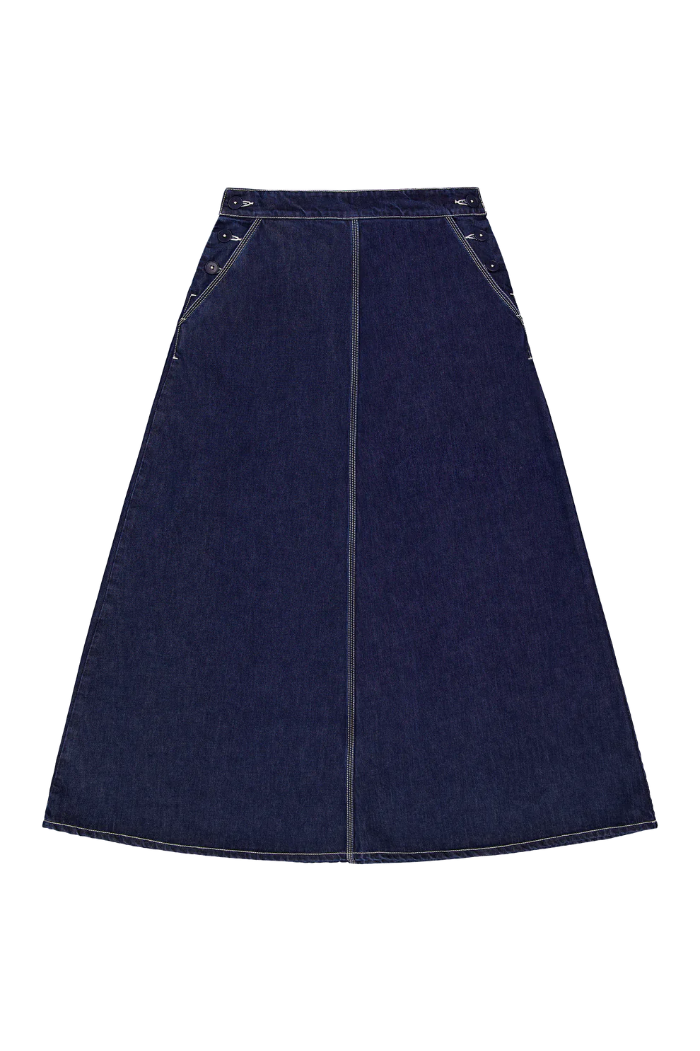 Piper Skirt - Indigo Denim