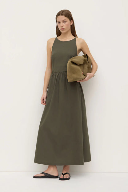 Posie Midi Dress - Moss