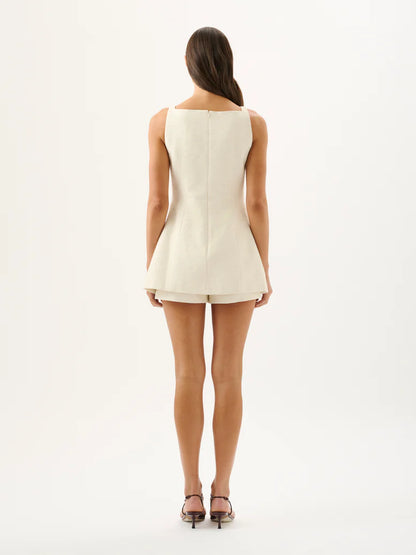Estella Vest - Ivory