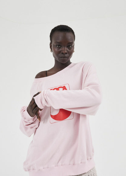 River Printed Sweater - Pink Multi
