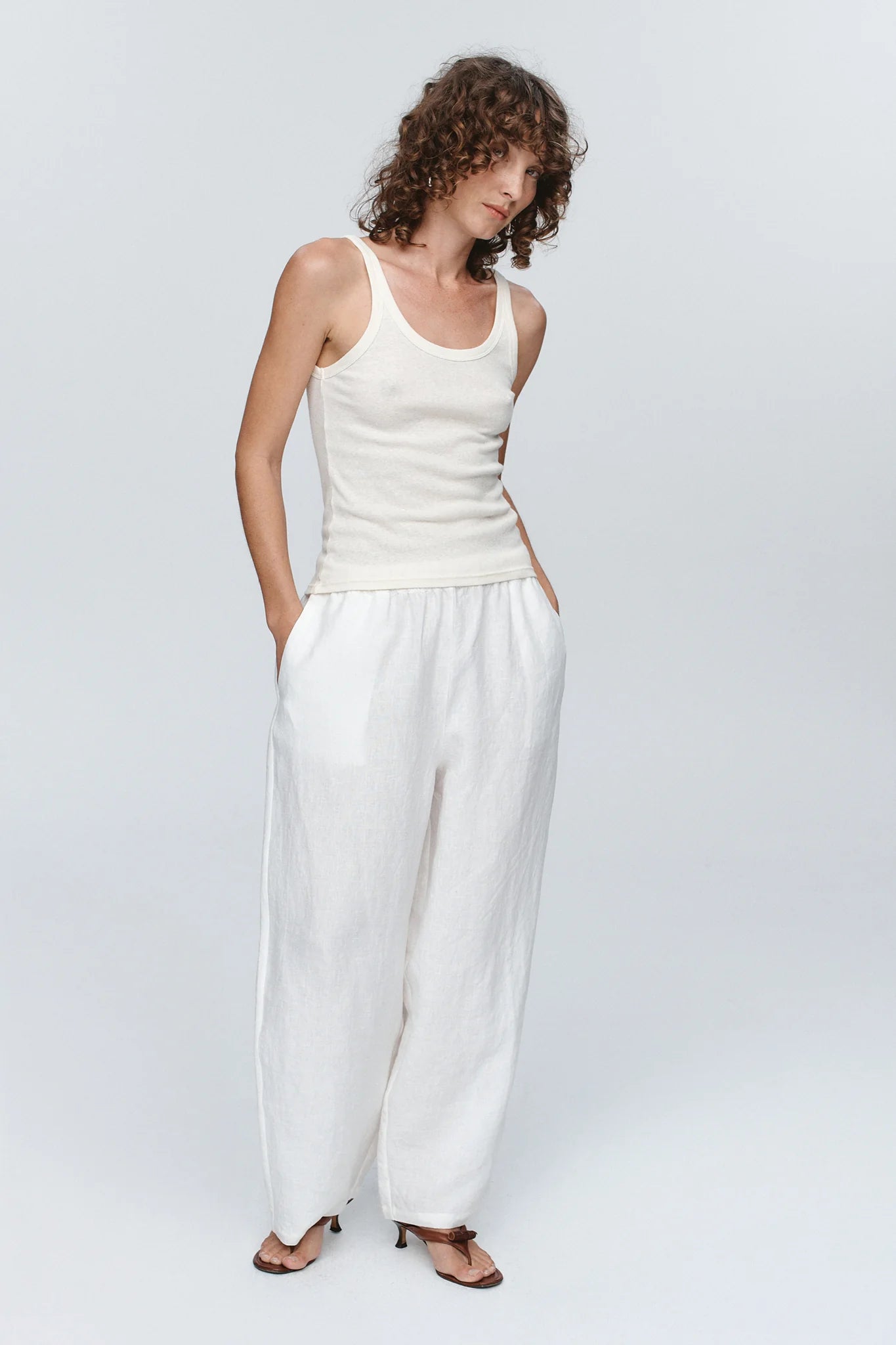 Sena Singlet - Ivory