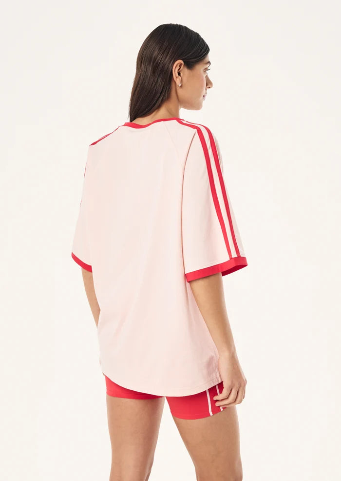 Spinout Baseball Tee - Soft Pink