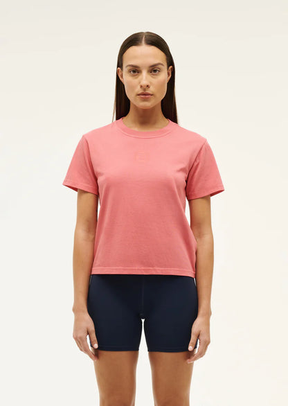 Sportive SS Tee - Washed Poppy Red