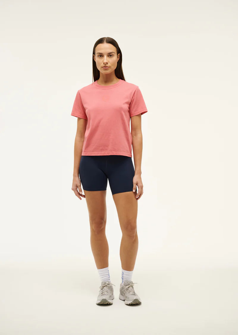 Sportive SS Tee - Washed Poppy Red