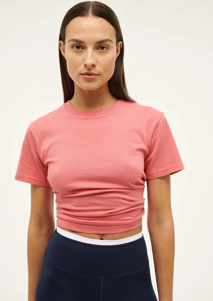 Sportive SS Tee - Washed Poppy Red