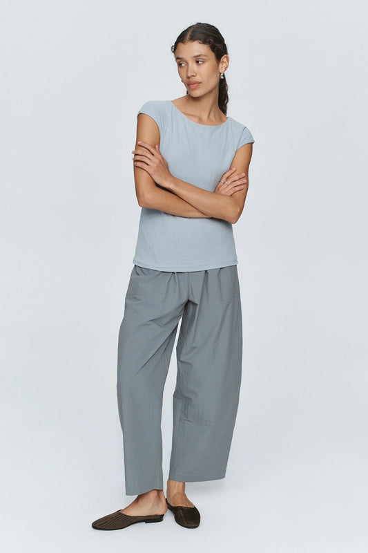 Suki Top - Duck Egg