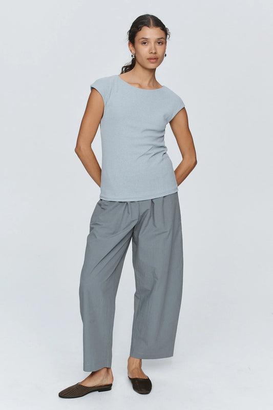 Suki Top - Duck Egg