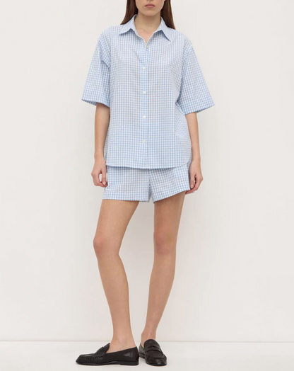 Ainslee SS Shirt - Blue Check
