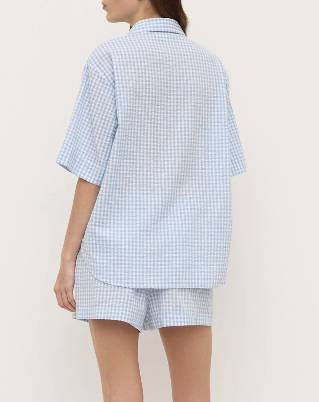 Ainslee SS Shirt - Blue Check