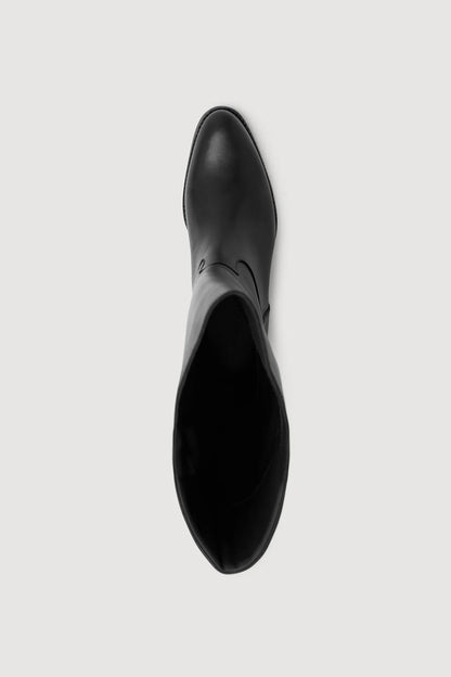 Stevie Leather Riding Boot - Black