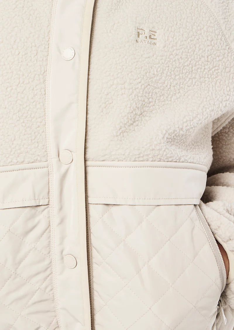 Technique Quilt Jacket - Cloud