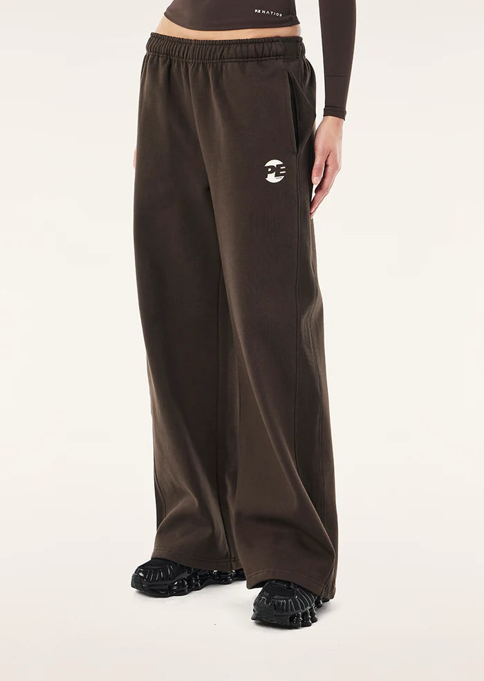 Voltage Straight Leg Trackpant - Coffee